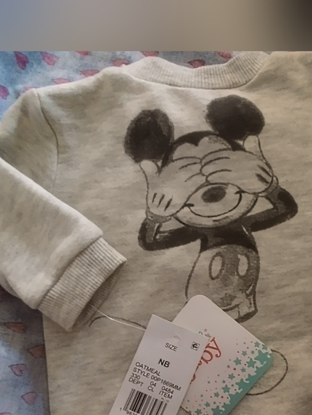 NWT Baby Sweathshirt Disney's Mickey
